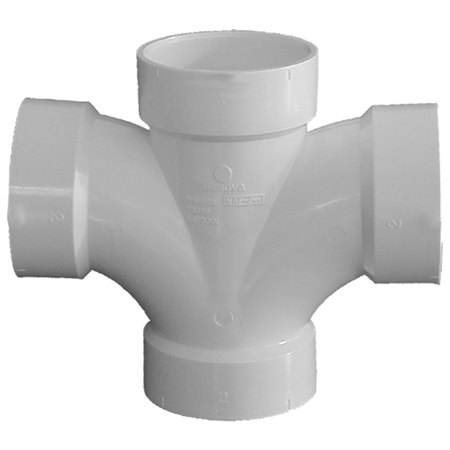 GENOVA Genova 73515 Double Sanitary Tee - 1-1/2" 674835P